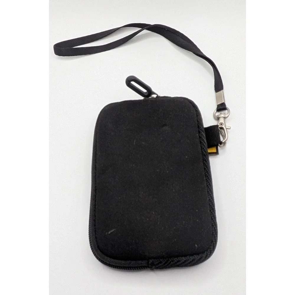 Case Logic Camera Pouch Unisex Small Black Good Padded Zip Case with Wrist Strap